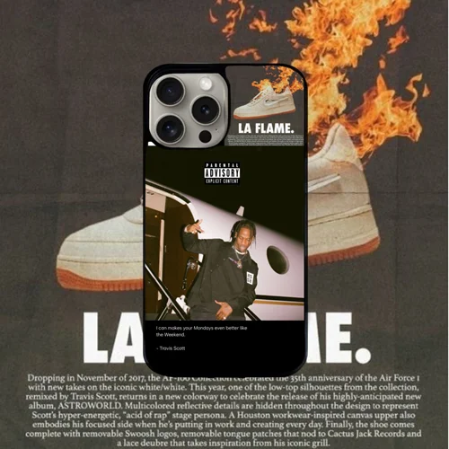 قاب موبایل مدل Travis Scott (LA FLAME)