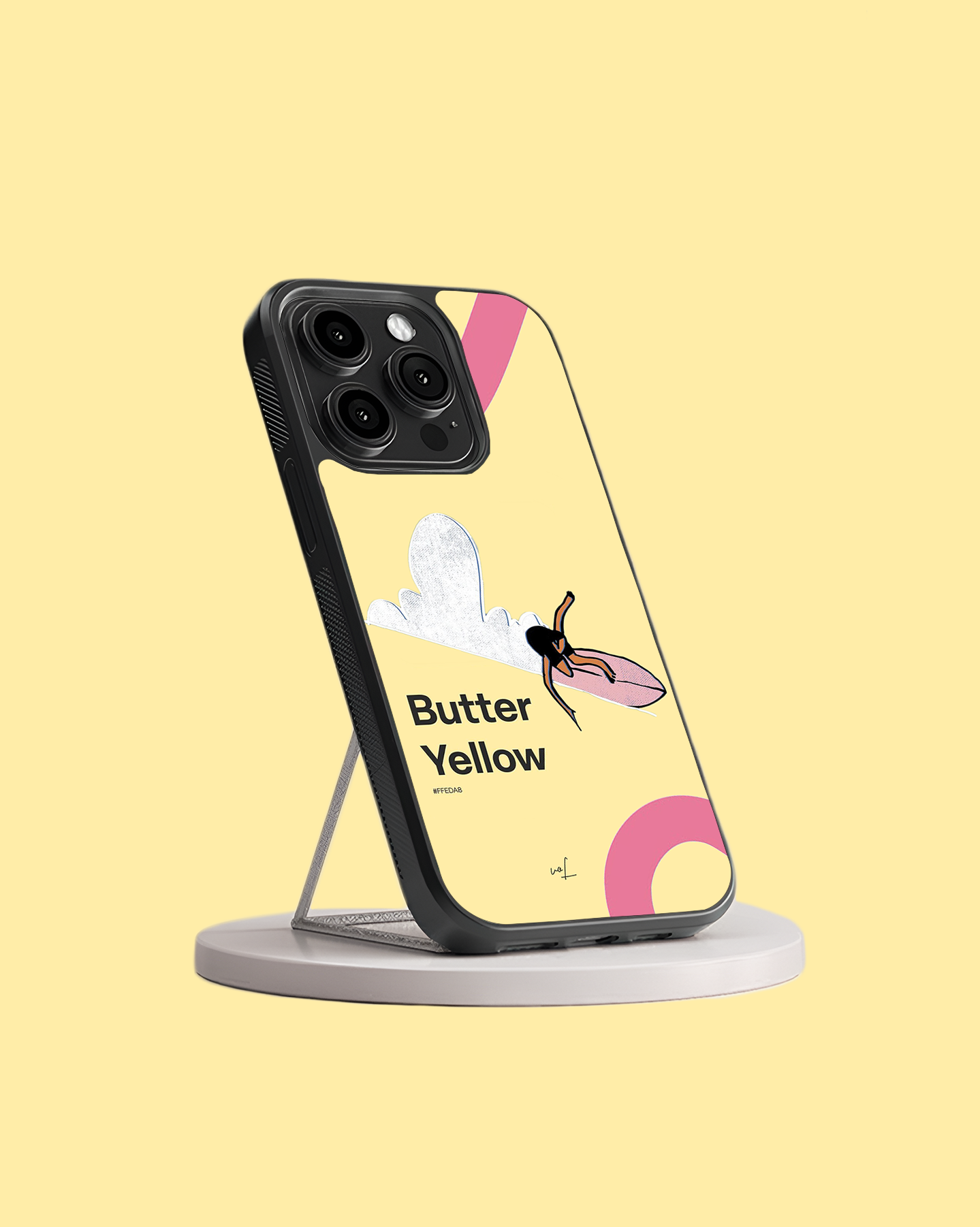 قاب موبایل مدل    « butter yellow »