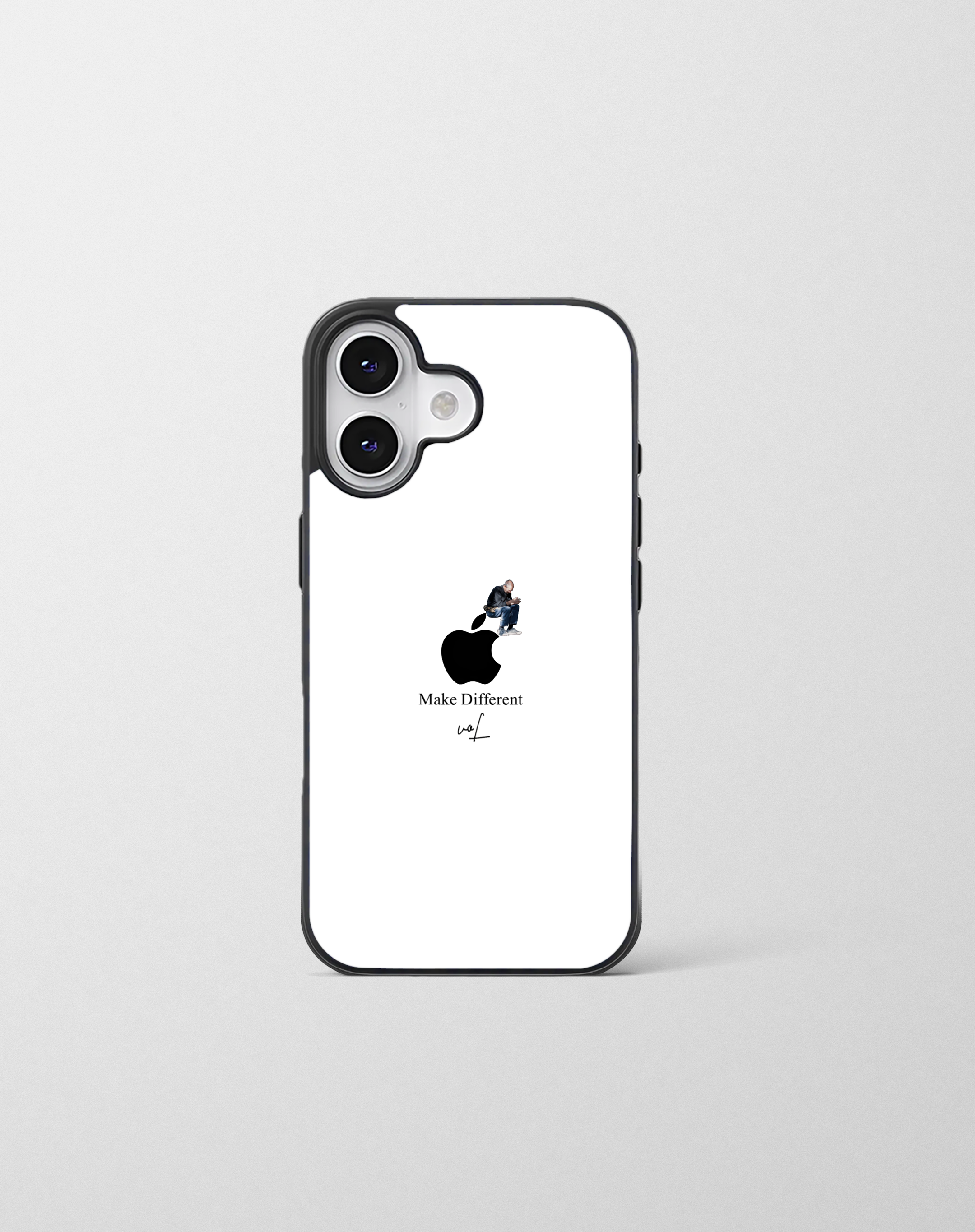 قاب موبایل مدل    « Apple » استیو جابز سفید
