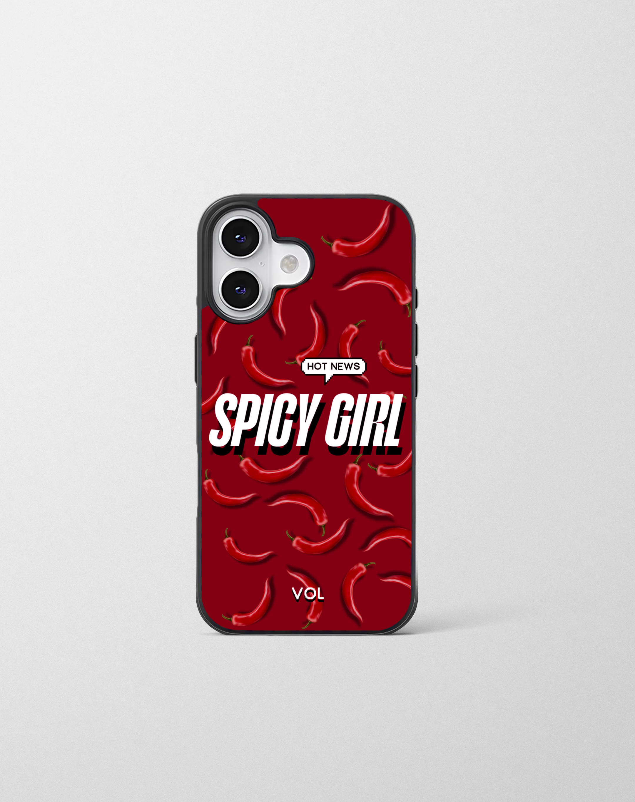 قاب موبایل مدل    « Spicy girl» قرمز