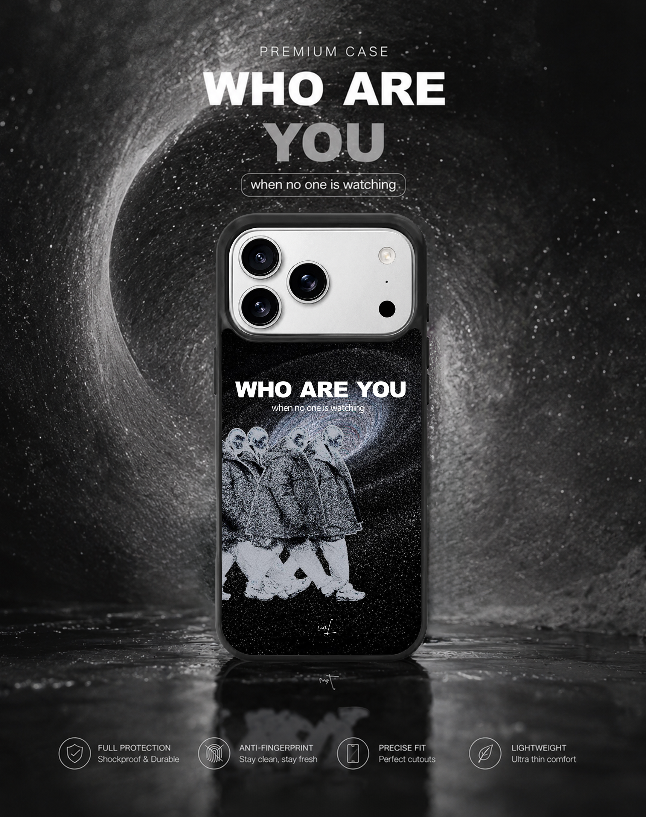 قاب موبایل مدل    WHO ARE YOU