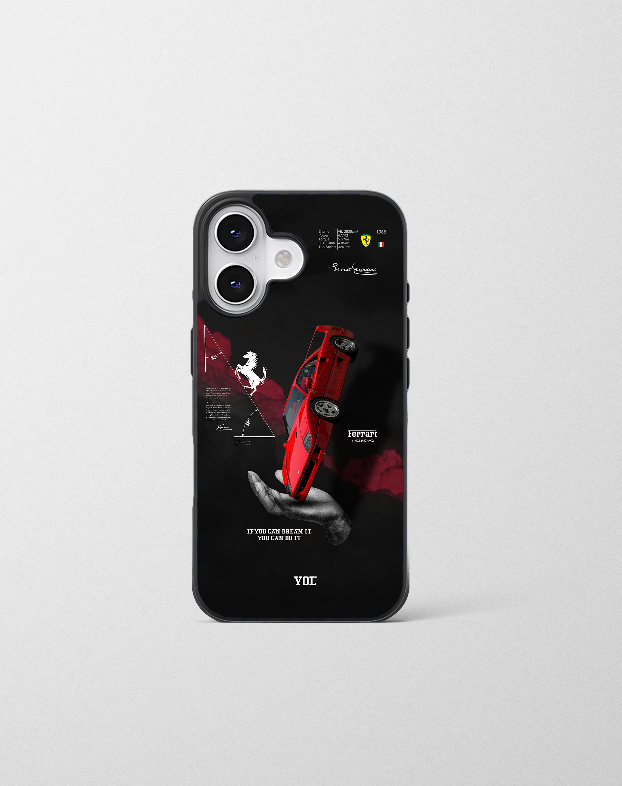 قاب موبایل مدل    « Ferrari »