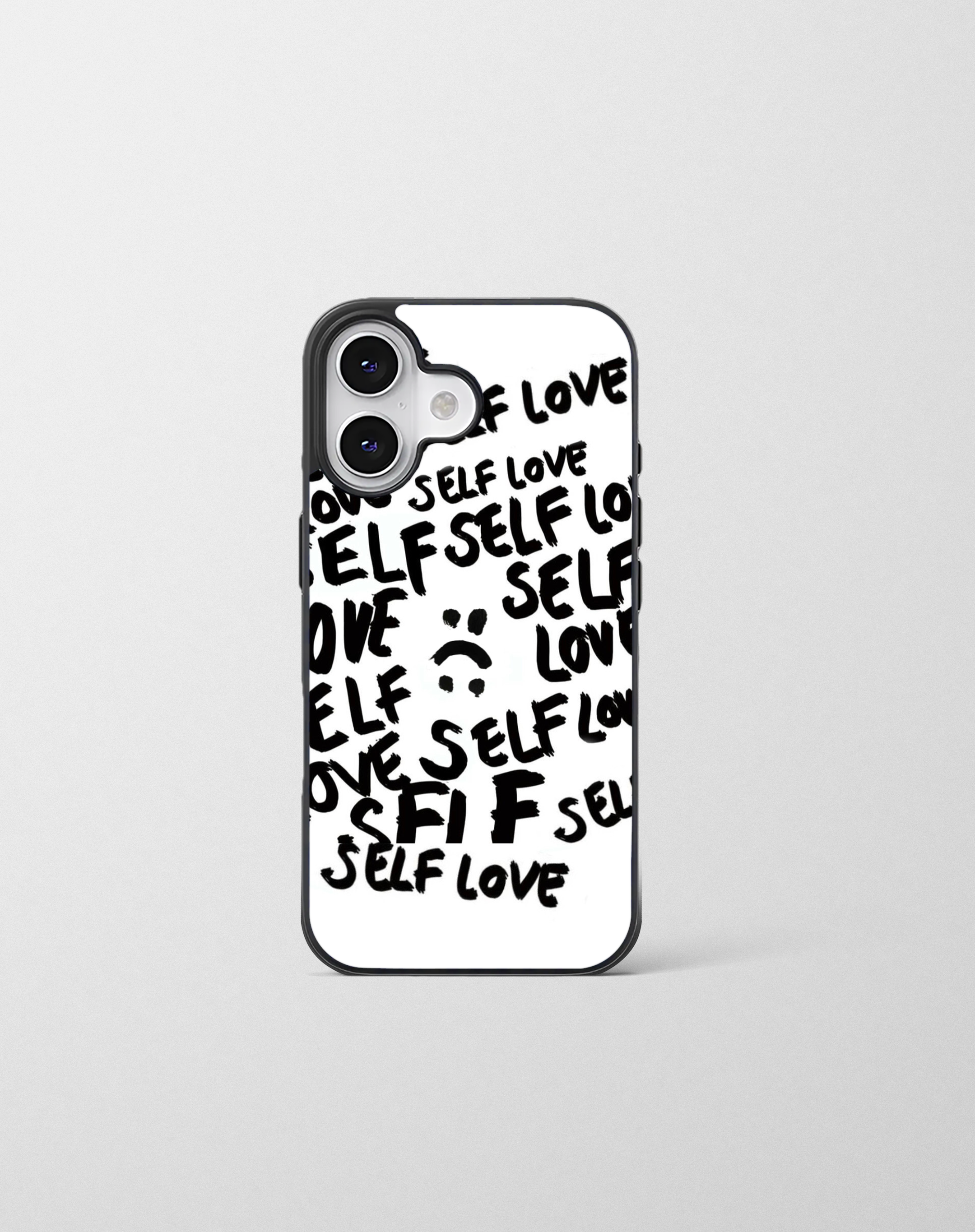 قاب موبایل مدل « SELF LOVE » سفید