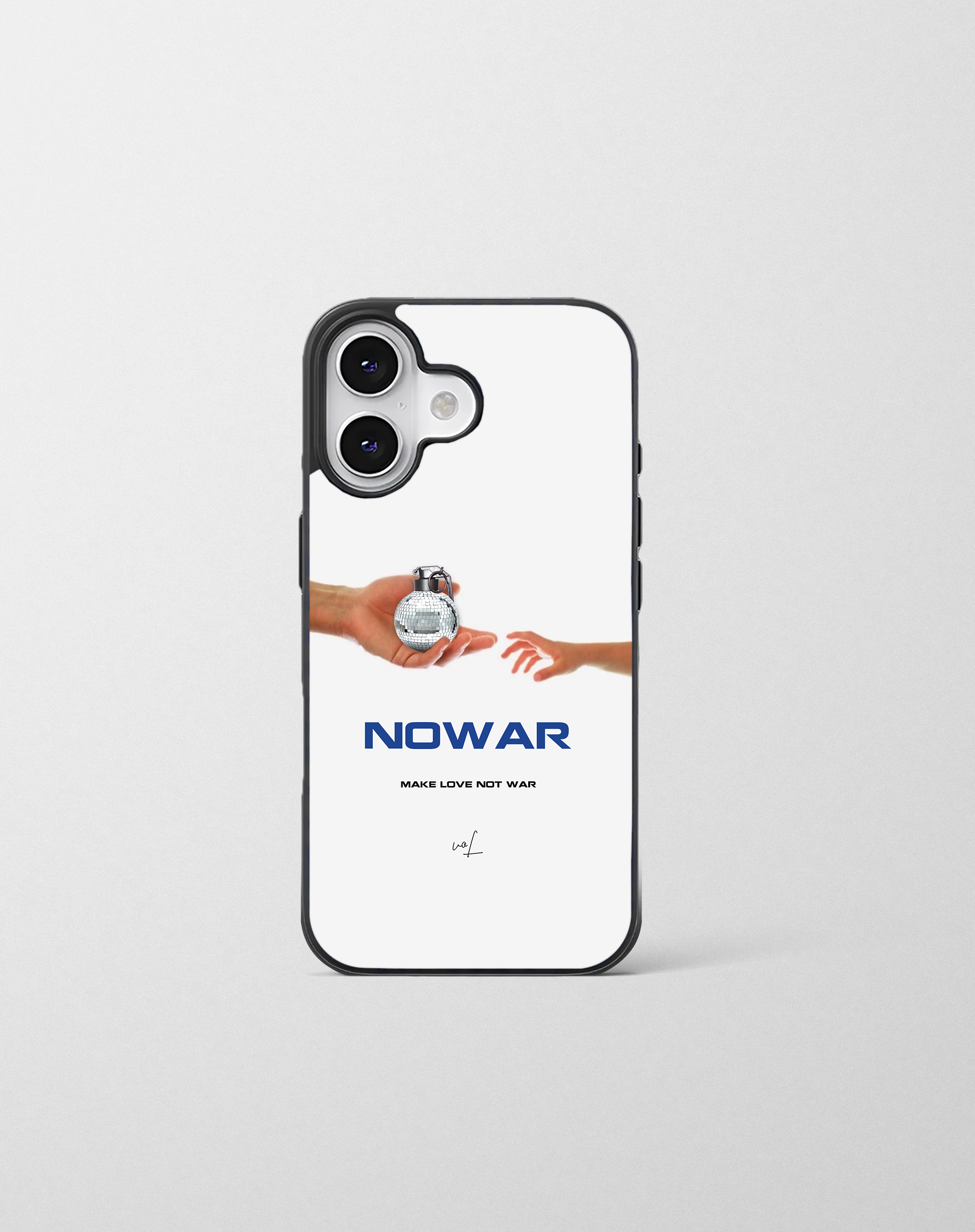 قاب موبایل مدل    « no war »