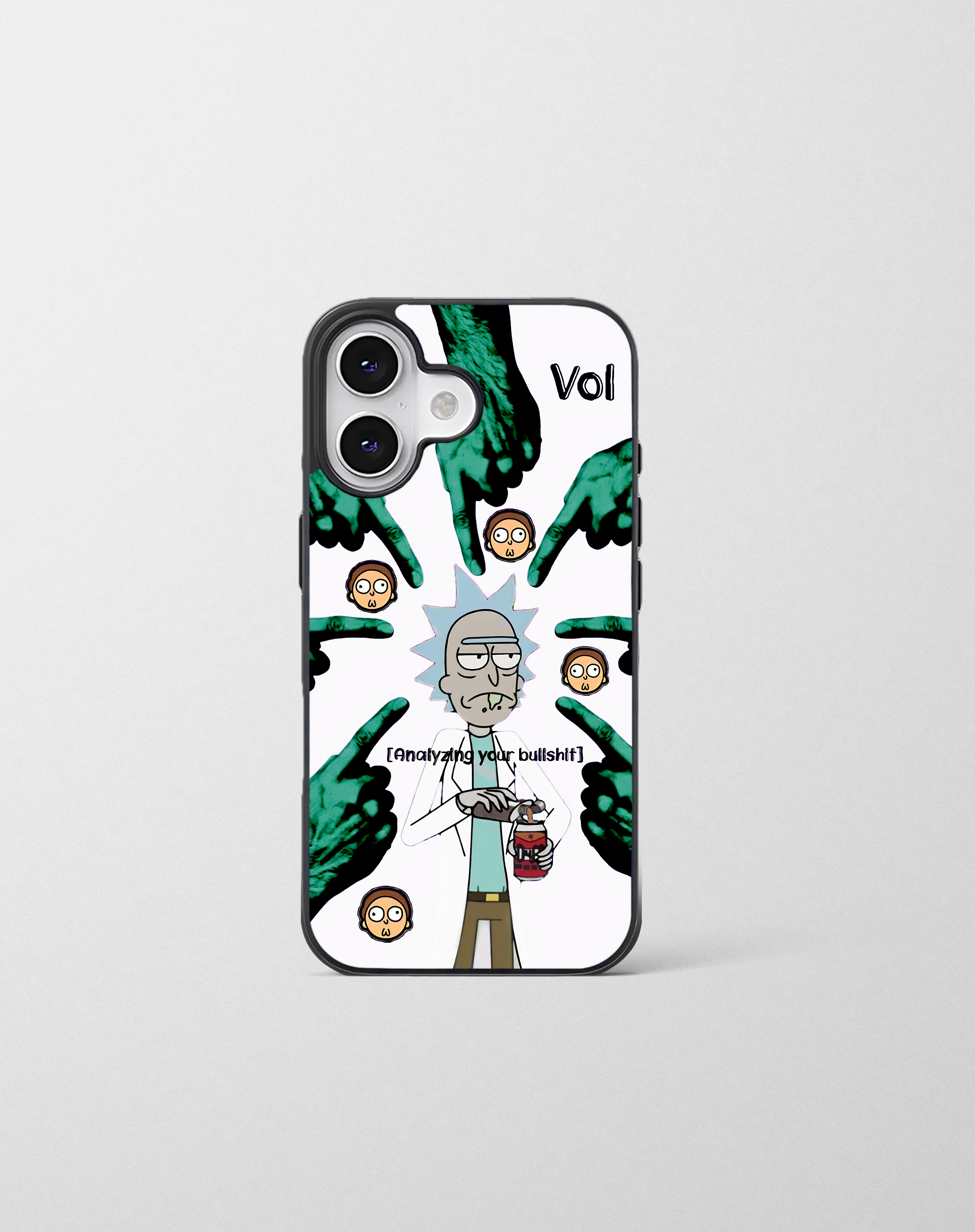 قاب موبایل مدل    « rick and morty »