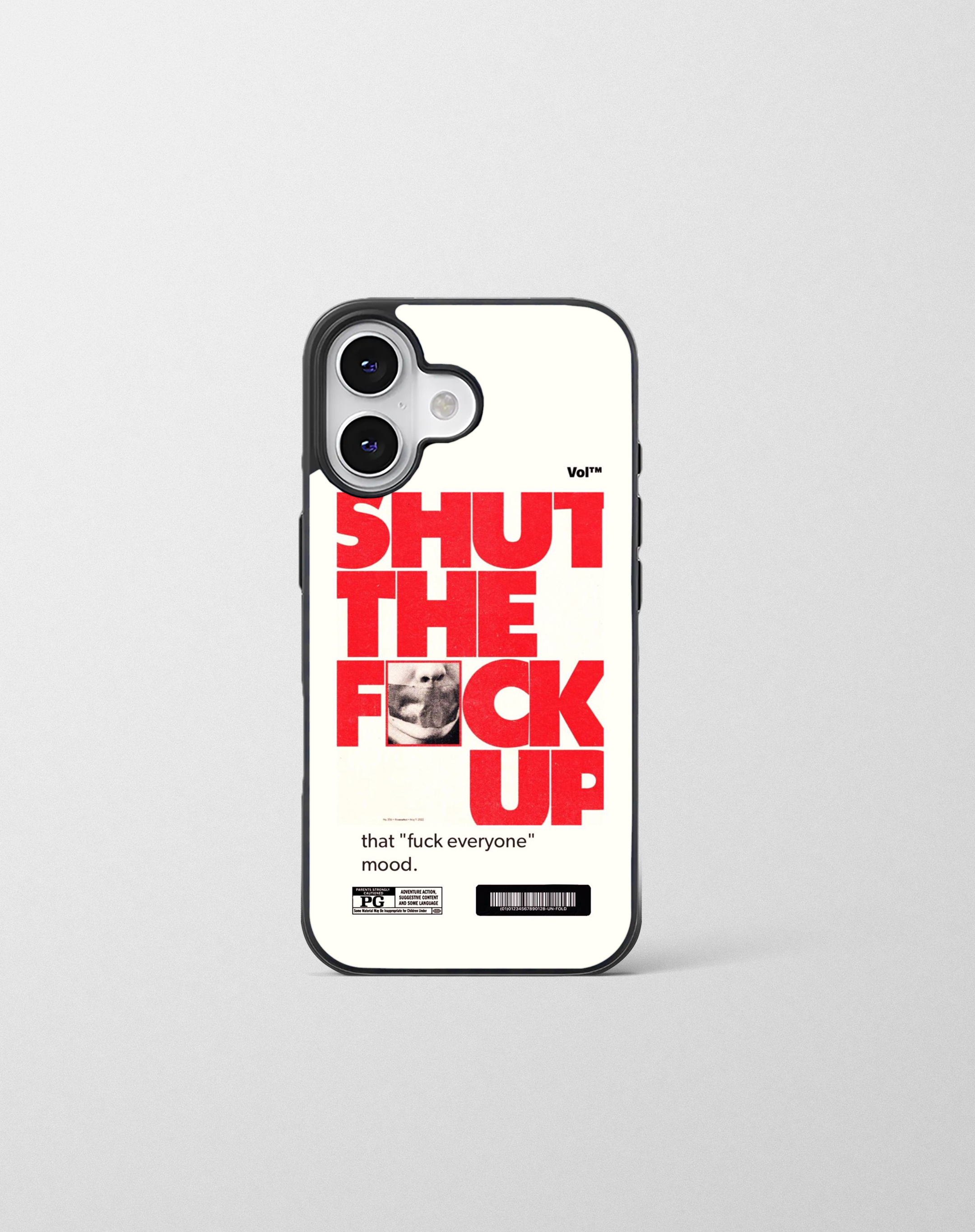 قاب موبایل مدل    « Shut the fu*k up »کرم