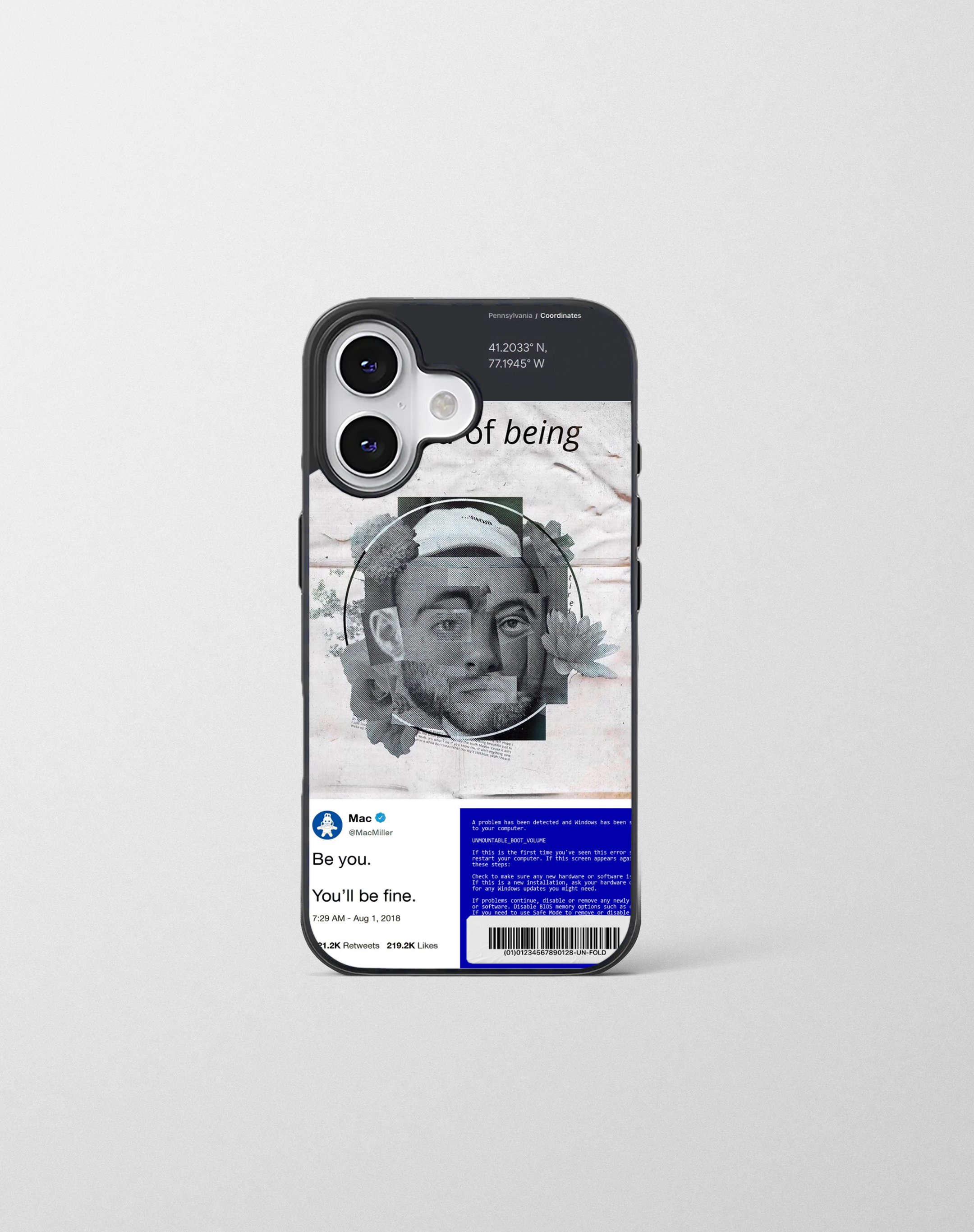 قاب موبایل مدل « mac miller »
