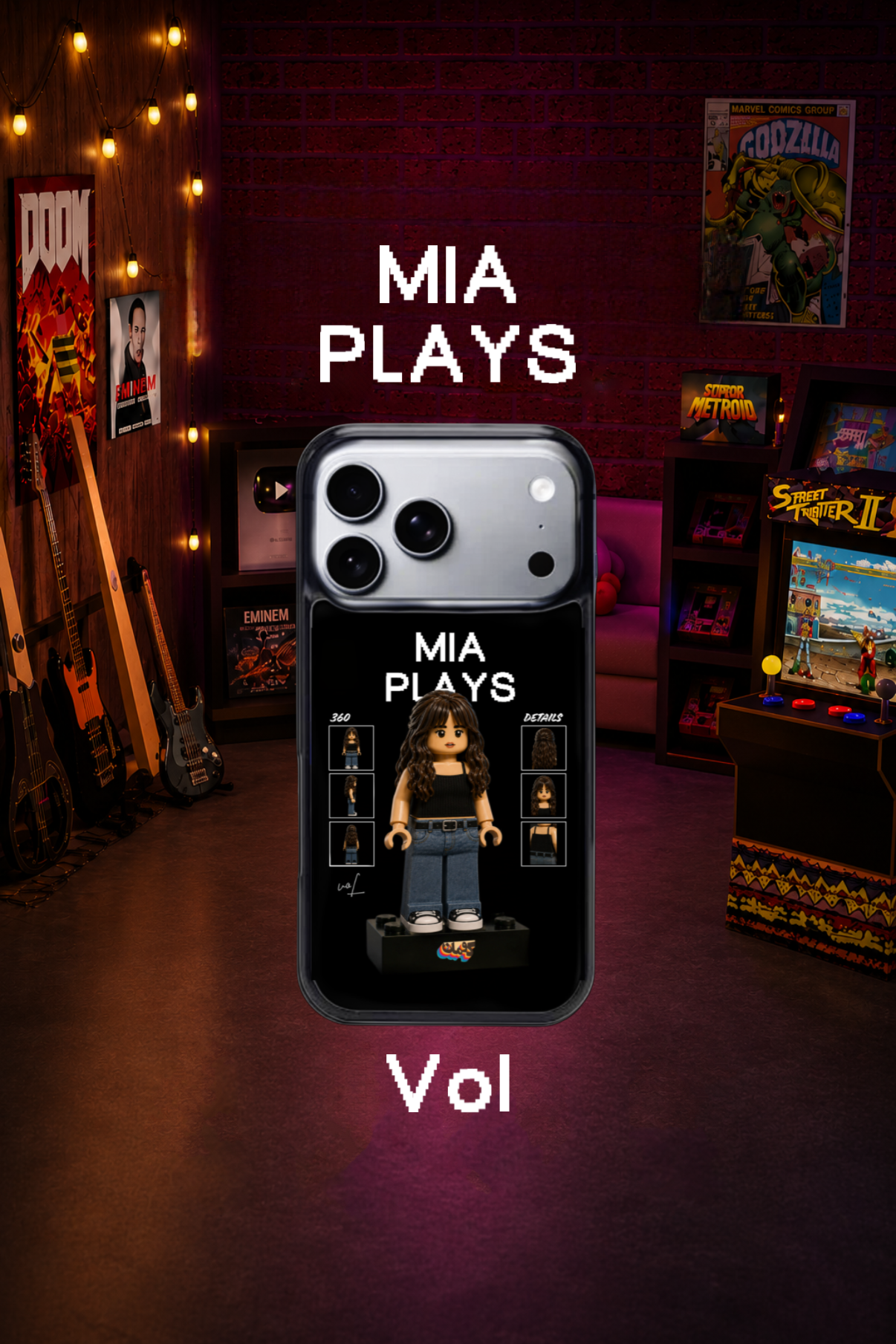 قاب موبایل مدل    «  MIA PLAYS » کومان
