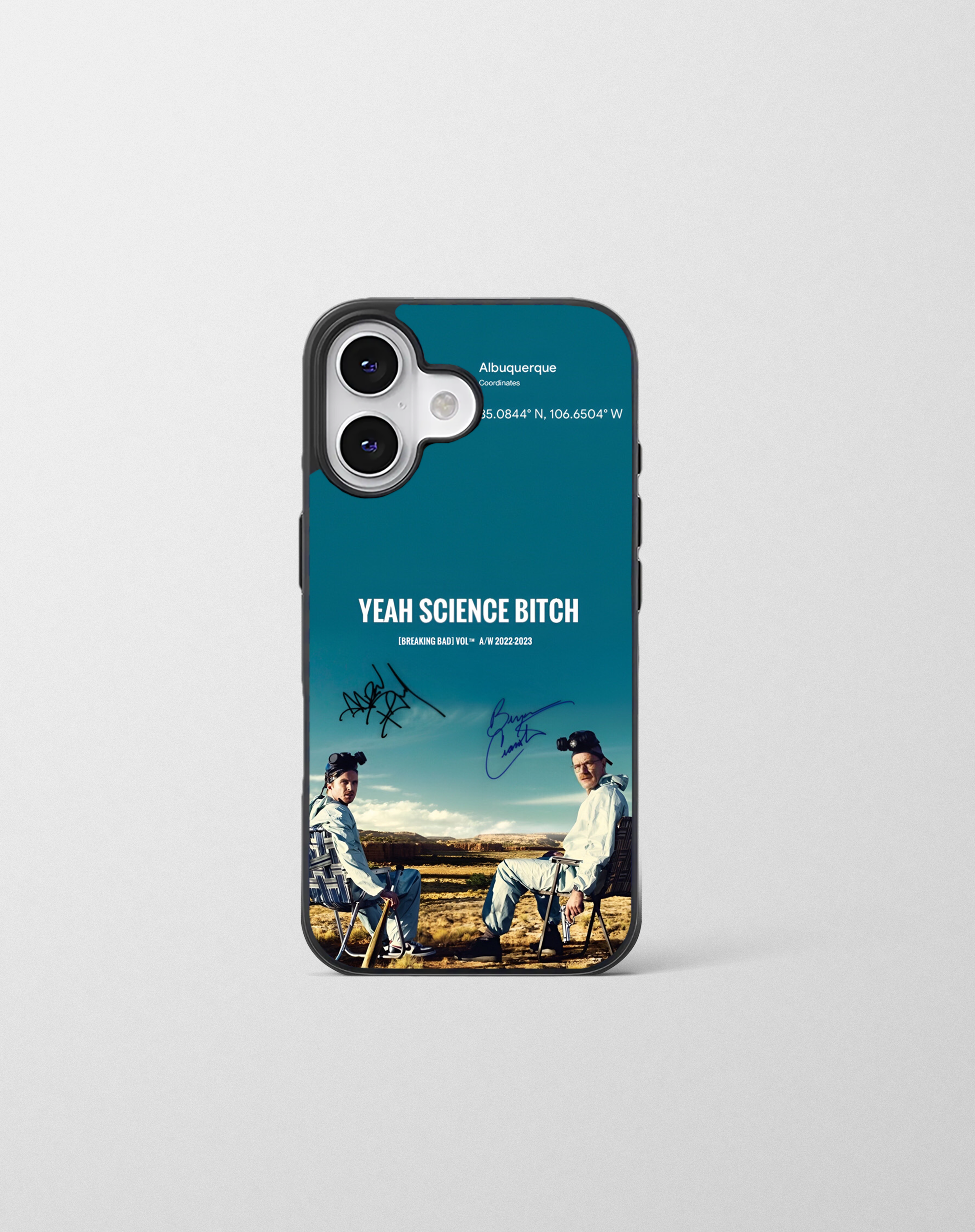 قاب موبایل مدل    « BREAKING BAD » سبز آبی
