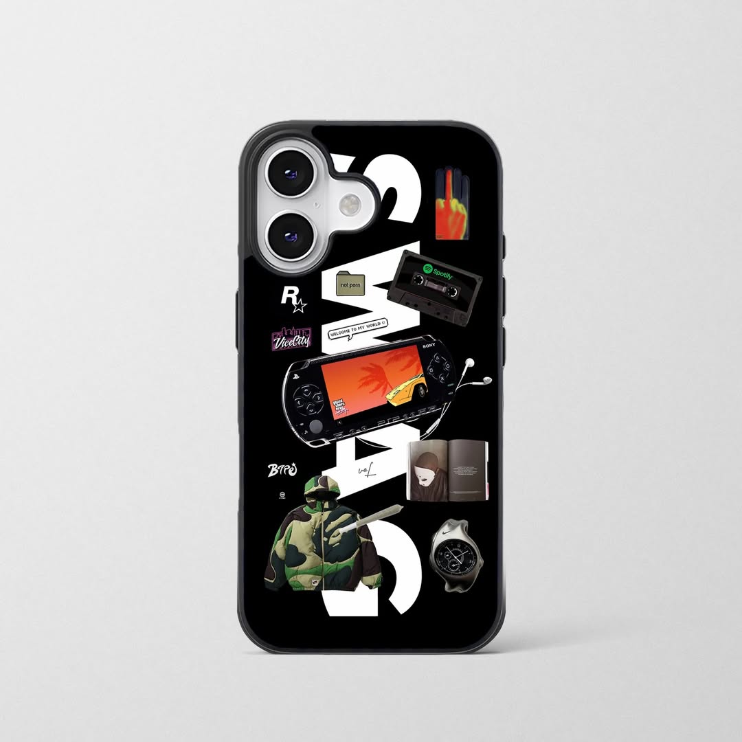 قاب موبایل مدل    « SWAG » مشکی