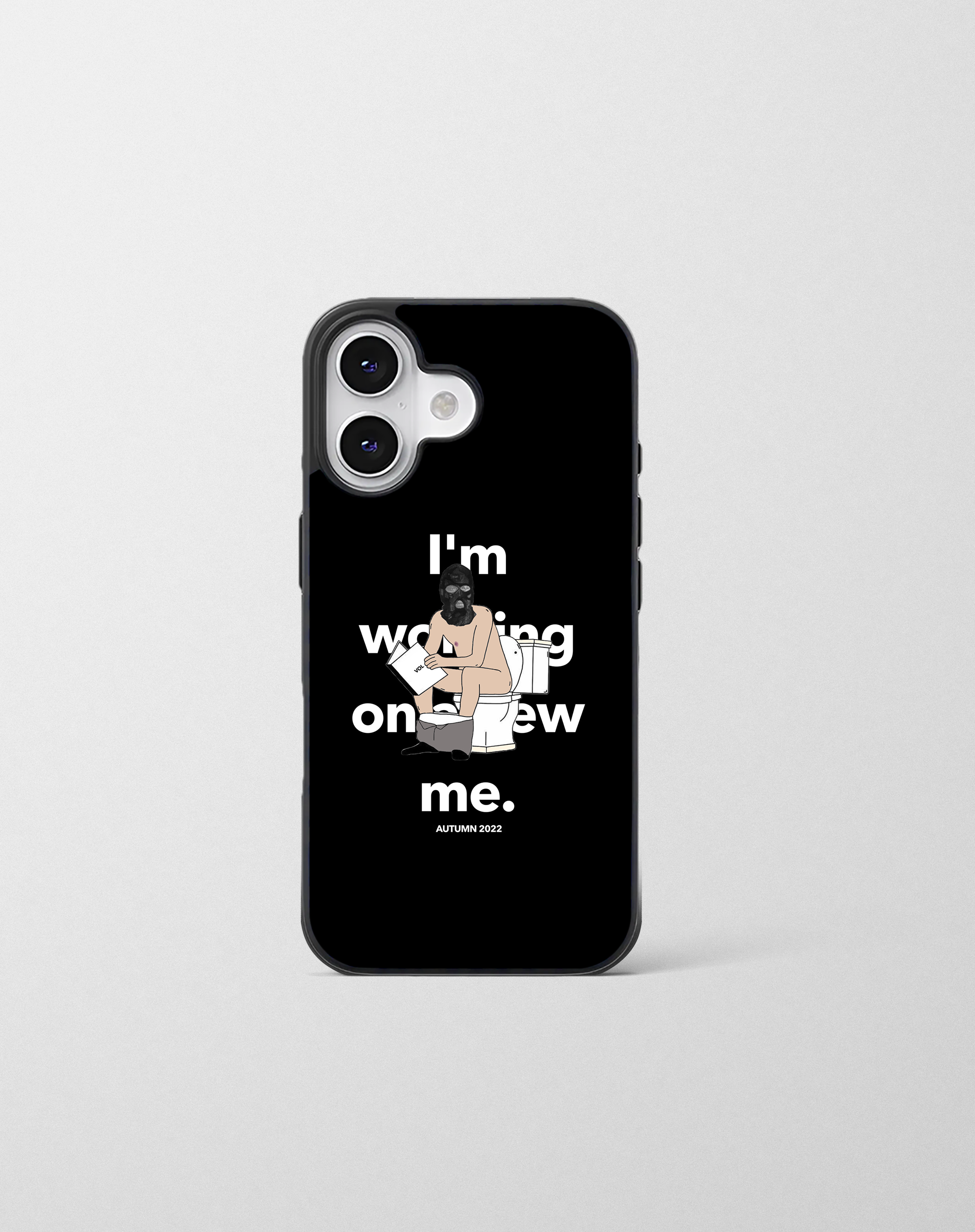 قاب موبایل مدل    « im working on a new me »